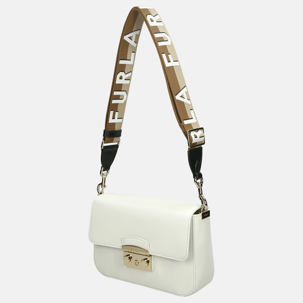 Furla Metropolis crossbody tas S marshmallow bij Duifhuizen